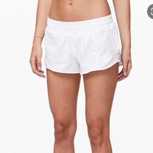 White Hotty Hot shorts